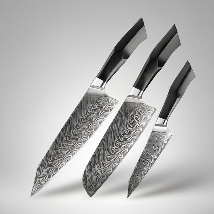 Feng Series 3-Piece Knives Set – 67-Layer Damascus Steel