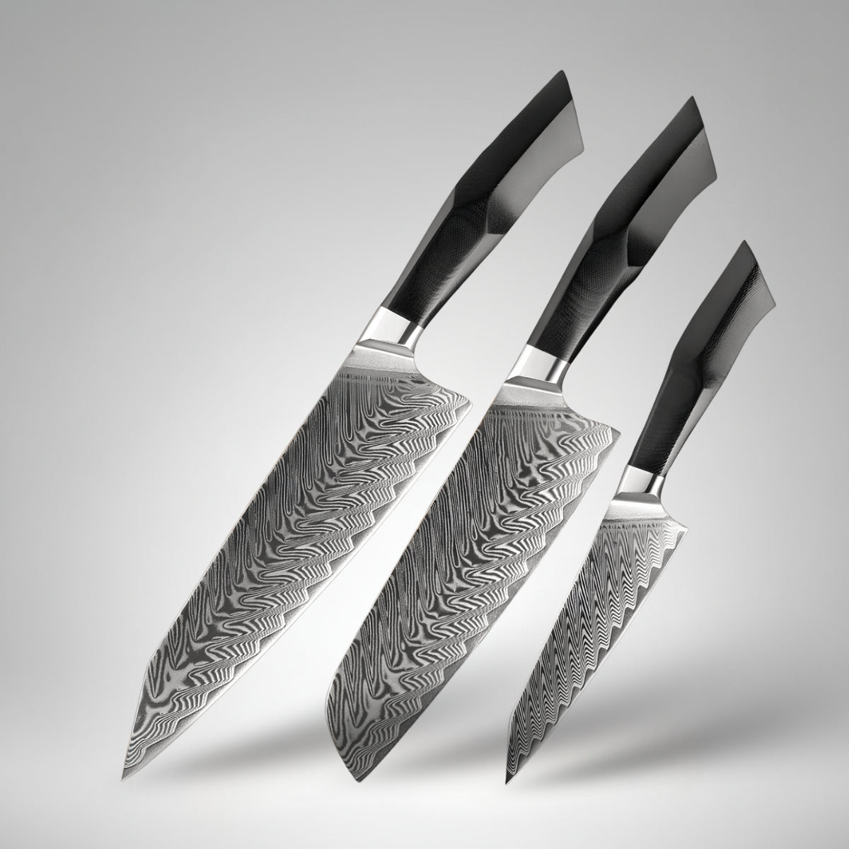 Feng Series 3-Piece Knives Set – 67-Layer Damascus Steel