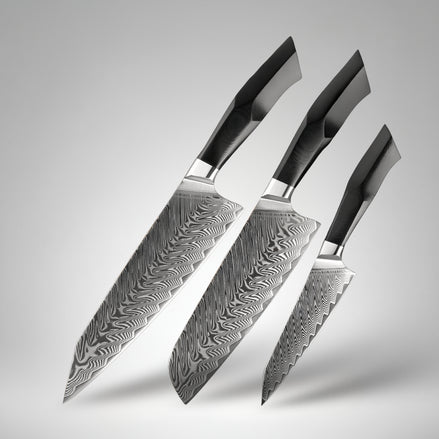 Feng Series 3-Piece Knives Set – 67-Layer Damascus Steel