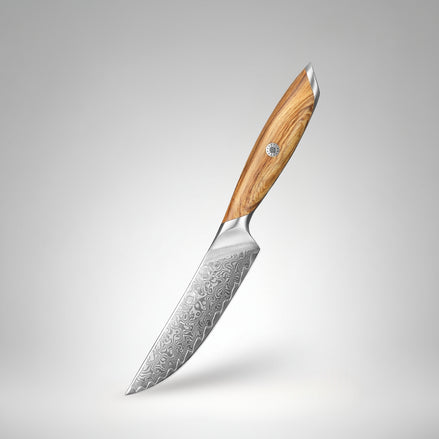 5" Steak Knife in 73-Layer Damascus Steel