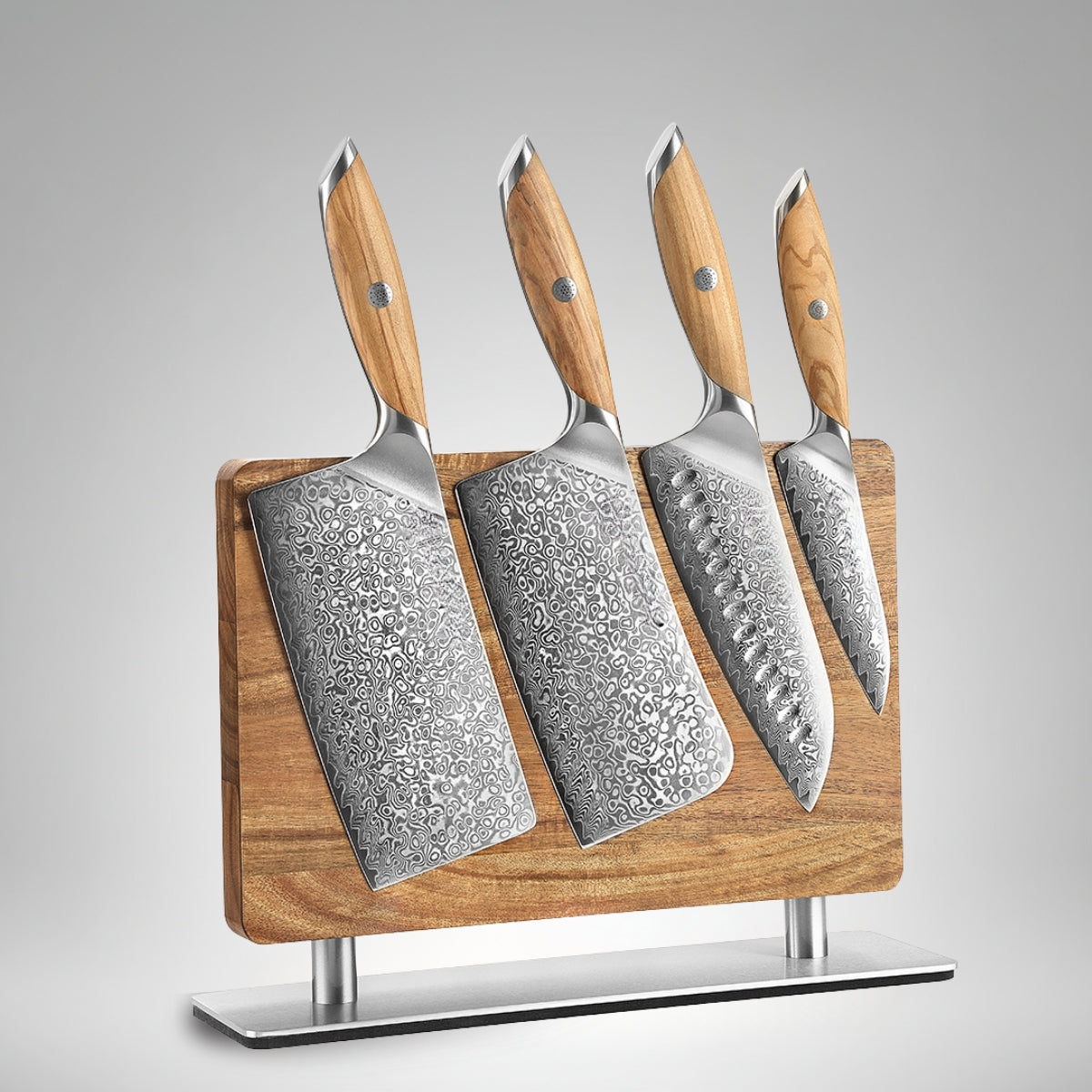 Magnetic Knife Rack made from Solid Walnut