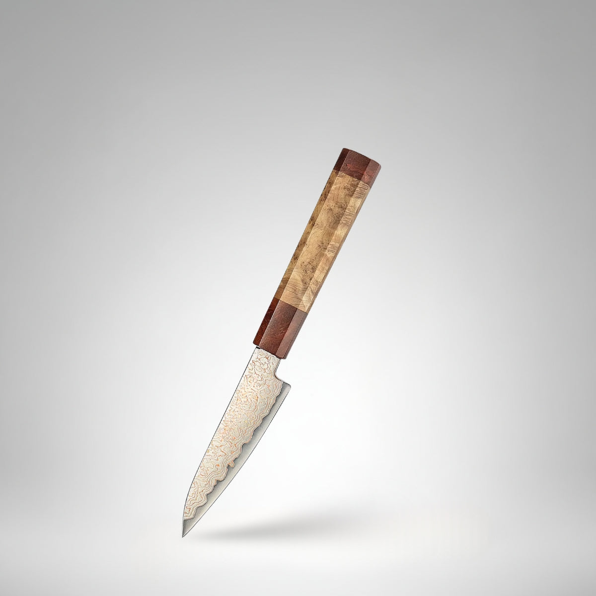 4.3” Paring Knife in 37-Layer Tricolour Damascus Steel