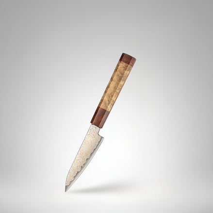 4.3” Paring Knife in 37-Layer Tricolour Damascus Steel