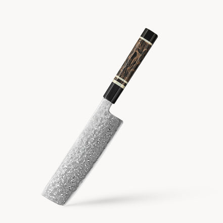 Nakiri 180 mm — ZDP189 49-Layer San-Mai | Ultra-High Hardness Platform