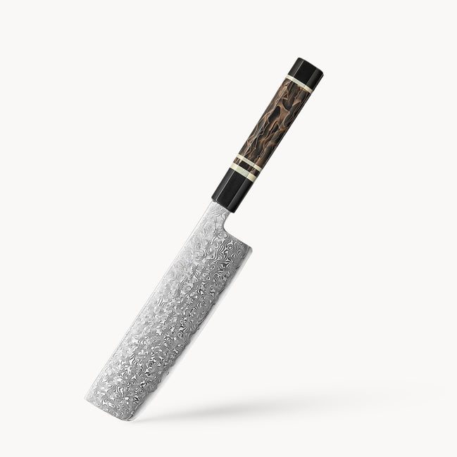 Nakiri 180 mm — ZDP189 49-Layer San-Mai | Ultra-High Hardness Platform