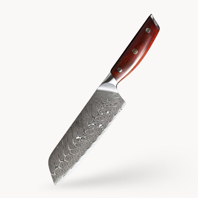 Herringbone pattern · Santoku 180 mm