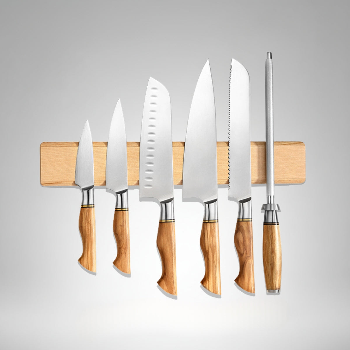 Magnetic kitchen knife holder