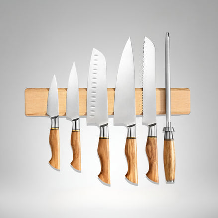 Magnetic kitchen knife holder