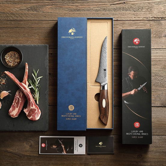 6″ Filleting Knife in 110-Layer Damascus Steel