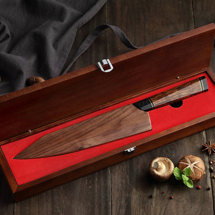 Chef’s Knife in 67-Layer Damascus Steel with Hybrid Handle