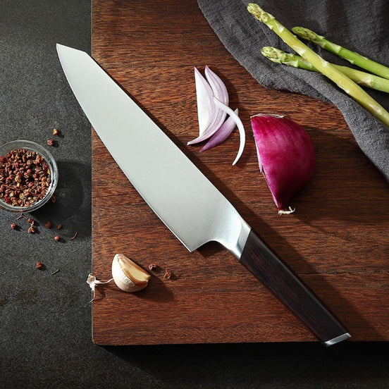 8-Inch Chef Knife in 1.4116 Steel with Ebony Handle