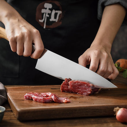 Chef's Knife — Sandvik Monocrystalline Stainless Steel | Stable Grit for Everyday Use