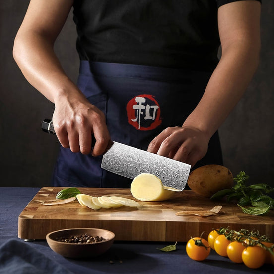 Nakiri 180 mm — ZDP189 49-Layer San-Mai | Ultra-High Hardness Platform
