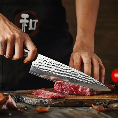 Chef’s Knife in 73-Layer Damascus Steel with Rosewood Handle