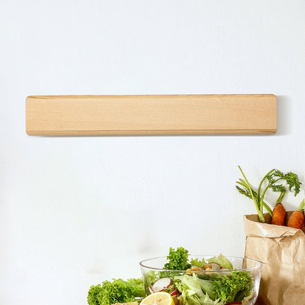 Magnetic Knife Rack — Acacia Wood Construction | Wall-Mounted Blade Storage