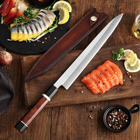 Zhen Series Kiritsuki Sashimi Knife 270mm – M390 Powder Steel