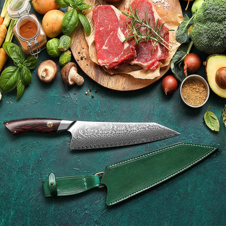 Chef Knife — Powder Metallurgy Core | Controlled Retention Precision