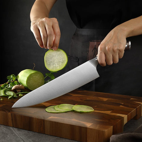10″ Chef Knife in 1.4116 Stainless Steel with Ebony Handle