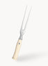 Elegant Series Carving Fork – 430 Stainless Steel with G10 Ivory Handle