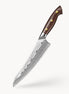 Serrated Utility Knife 8″ — 10Cr15CoMoV Core | Laminated Stainless Structure
