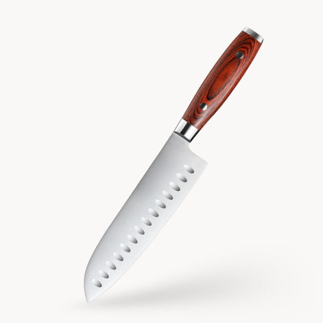 Santoku Knife in German Steel DIN 1.4116