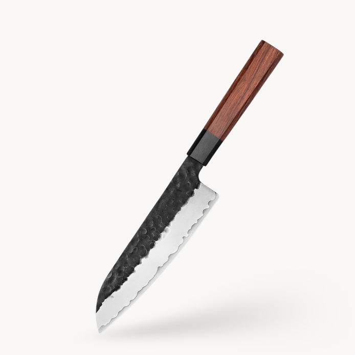 7″ Santoku Knife in 3-Layer Damascus Steel