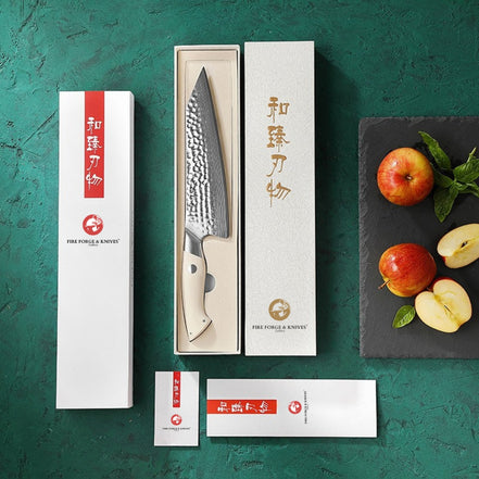 Chef Knife 210 mm — Laminated Stainless Control | Structured Daily Precision