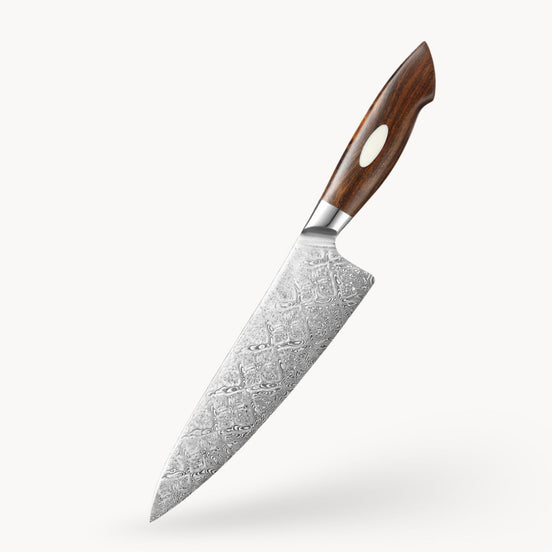 Chef’s Knife in 110-Layer Damascus Steel with Desert Ironwood Handle