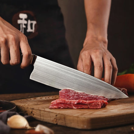 Chef Knife — M390 Powder Metallurgy Steel | High Wear Edge Stability
