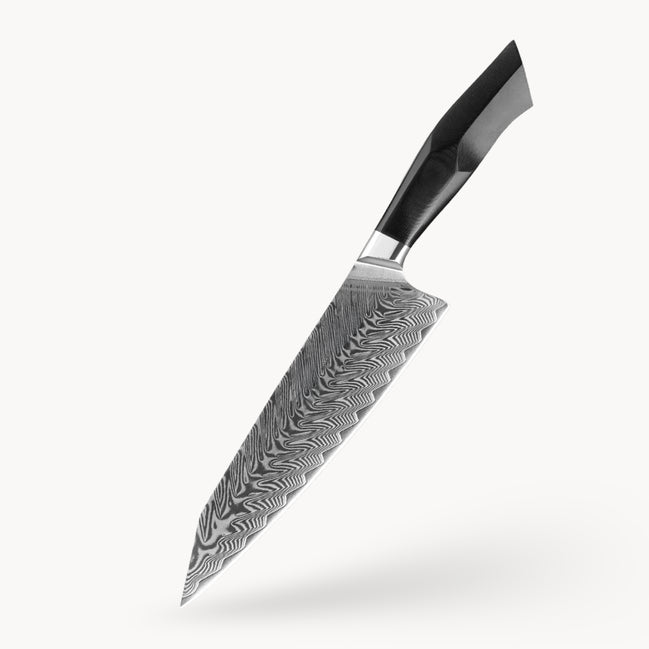 Chef Knife — Laminated Stainless Core | Controlled Daily Precision