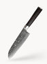 Santoku Knife — 10Cr15 Stainless Damascus Steel | Controlled Handling