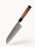 Santoku Knife — 10Cr15 Stainless Damascus Steel | Anchored Control