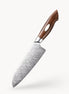 Santoku Knife — 10Cr15 Stainless Damascus Steel | Anchored Stability