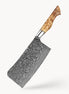 Nakiri Knife — Damascus Steel | Structured Chopping
