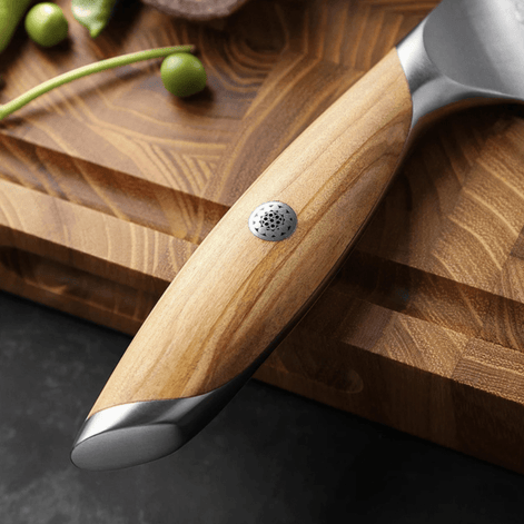 Faca de Filé 7” em Aço Damasco 73 Camadas com Núcleo em Aço em Pó - Forja Fogo&Faca