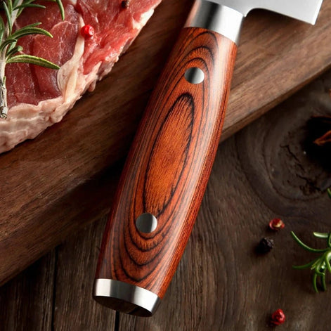 Santoku Knife in German Steel DIN 1.4116