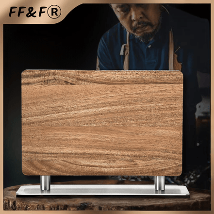 Suporte Magnético de nogueira maciça - Forja Fogo&Faca