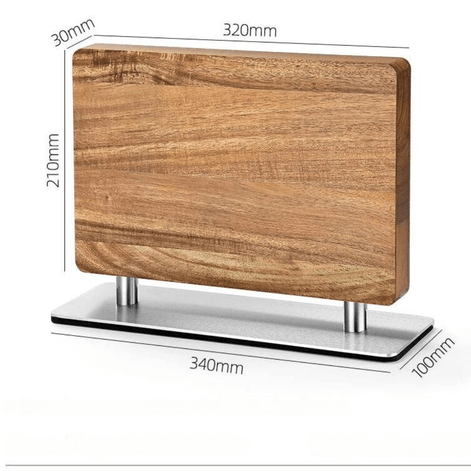 Suporte Magnético de nogueira maciça - Forja Fogo&Faca